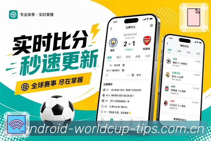  世界杯买球网站App赛场随身包展示：赛程比分、比赛事件、数据提醒和移动追赛